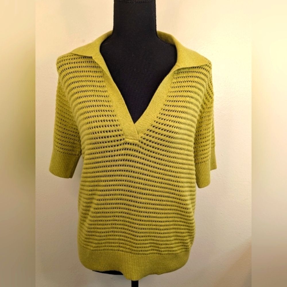 Everlane Preppy Academia Normcore Sporty Cozy Coastal Cowgirl Quiet Luxury Top M - Picture 3 of 11